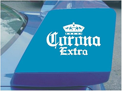 SCOOBY DESIGNS Corona Aufkleber, 2 Paar, in Weiß erhältlich