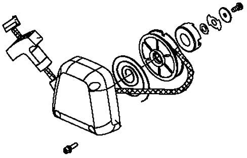 Husqvarna 501424327 Leaf Blower Recoil Starter Assembly Genuine Original Equipment Manufacturer (OEM) Part