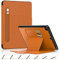 DAORANGE Custodia per iPad 9a/ 8a/ 7a Generazione 10.2 Pollici, Cover in PU-Pelle a Protezione Completa con 7 Angoli Regolabili Magnetico, Tasca per Pencil, Funzione Auto Svegliati/Sonno(Marrone)