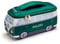 Volkswagen 1H1087317 Kulturtasche Bulli Polizeiwagen Waschtasche Neopren, grün