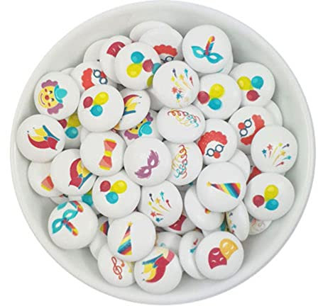 Schokolinsen bedruckt Motiv - Karneval - Vollmilchschokolade (50)