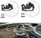 Scheibenbremse Fahrrad Set, Univeral Fahrrad Bremsen Set, CNC Hydraulische Fahrrad Scheibenbremse Beinhaltet Vorder, 160 mm Bremsscheibe und Schrauben, Vorne/Hinten, Verwendet für MTB,BMX, Fahrräder