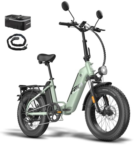 Fafrees FF20 Polar Ebike Klapprad Elektrofahrräder 20 * 4.0 Zoll, e Bike Doppelbatterie 12Ah*2 Fatbike, E-Fahrrad Reichweite bis zu 150km, Mountain e-Bike Herren Damen