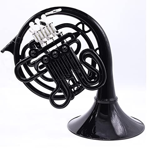 Hörner Schwarz Kunststoff Französisch Horn Musikinstrument In B Flach Blasinstrument