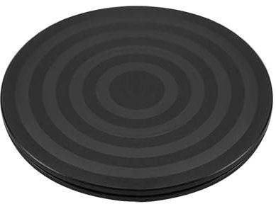 1 piece round plastic turntable, non-slip double-sided turntable, craft rotating base, full-angle rotating base, for jewelry display