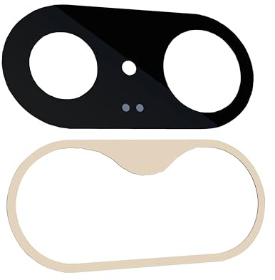 IS-TECK Compatibile con Google Pixel 8 lente di ricambio per fotocamera in vetro incl. set di colla per la riparazione