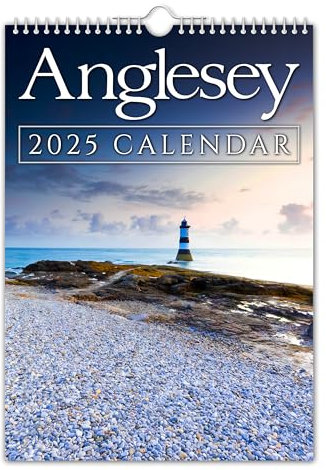 Anglesey Wandkalender 2025 // Nordwales/Weihnachten/Geburtstag/Geschenkidee/Geschenk/Neuheit/Wichteln/Landschaften/Fotografie (Vollfarbig, A3-Größe)