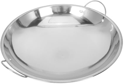Ciieeo Olla De Acero Inoxidable Con Doble Asa Olla Para Cocinar y Recalentar Alimentos Apta Para Fogón y Alcohol Para Hogar y Restaurante