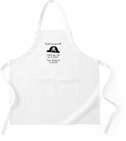 CafePress Always Be Yourself, Unless You Can Be A Pirate Apr Kitchen Apron with Pockets