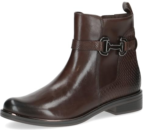 CAPRICE Damen Stiefeletten aus Leder mit Zierschnalle