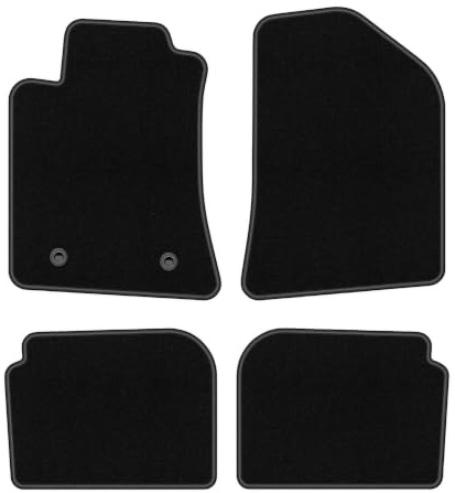Filz-Fußmatten passend für Toyota Avensis II T25 2003-2009, Schwarz