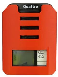 PROTEX-ON Holster für Swissphone Quattro/Hurricane Meldertasche Holster Gürtelclip Tragetasche FME (Rot)