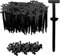 100 PCS Nylon Universal Cable Tie Buckle Set, 2025 New Heavy-Duty Self-Locking Zip Ties Holder with Pin & Button Design, UV-Resistant Black Cable Tie for Car Repair