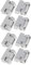 DIYEAH 2 Ensembles Charnières À Amortissement Pour Portes De Lot De Charnières Industrielles Pour Armoires Installation Facile Durable 4 Pièces * 2