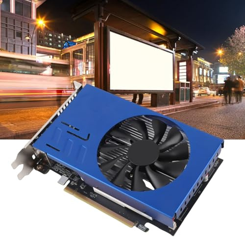 Goshyda Grafikkarte, 2GB GDDR5 128bit 3840x2160 Computer Grafikkarte, PCI Express X16, 6 HDMI