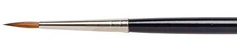 Isabey : Pure Kolinsky Sable Oil Brush : Series 6116 : Round : Size 6
