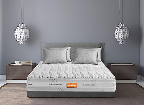 Marcapiuma Sunshine, Memory Foam, PU-Schaum Waterfoam, Silber/schwarz, 80x200 cm