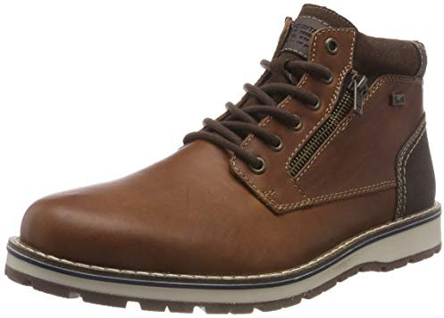 Rieker Herren 38433 Klassische Stiefel, Braun (Amaretto/Moro/Moro 24), 40 EU