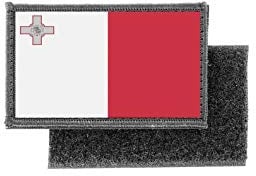 Aufnäher patch aufbügler gedruckt flagge fahne malta