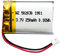 502030 Battery 250mAh 3.7V Rechargeable Lithium Battery
