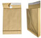 100x Faltentaschen C4 A4 braun, 229x324mm, 4cm Bodenfalte, selbstklebend mit Abziehstreifen, 130 g/qm, Faltenversandtaschen Musterbeutel