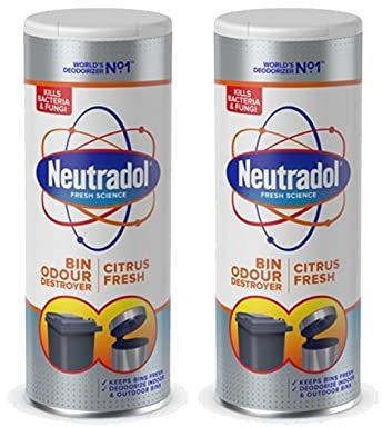Multiple Neutradol Dustbin Odour Destroyer Powder Citrus Fresh 350g | Pack of 2