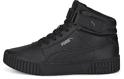 PUMA Women Carina 2.0 Mid Baskets, Puma Black Puma Black Dark Shadow, 37 EU