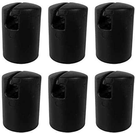 Perfeclan 6 StückTrampolin Endkappen, Trampolinkappen Pfostenkappen, Sicherheitsrandabdeckung Trampolin Ersatzteile 32mm für Trampolin Netzpfosten