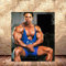 Hnyjyfa Kevin Levrone Poster Kraftprotz Bodybuilding Poster Trainings Poster Haus Fitness Deko Mann Übungs Motivzitat Gemäldedrucke Inspirierendes Wand Bilder Gym Poster 0318279