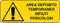 NEW CARTELLO SEGNALETICO UNI - ATTENZIONE DEPOSITO TEMPORANEO RIFIUTI - Adesivo Resistente, Pannello in Forex, Pannello In Alluminio (ADESIVO 30X12 CM)
