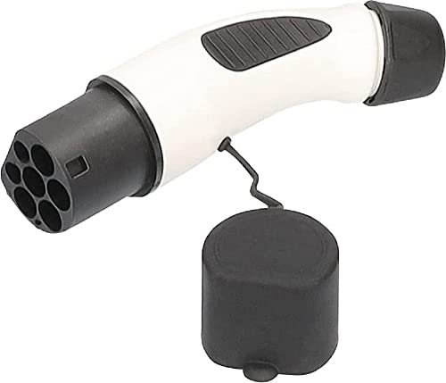 as - Schwabe Ersatzstecker für Elektrofahrzeugladekabel Typ 2 - LADESTATIONSSEITIG - 22 kW / 32 A / 400 V / 3-phasig - Modus 3 - E-Auto EV/PHEV Ersatzstecker - IP44 - schwarz/weiß, 65143