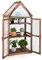 RELAX4LIFE Mini Serra da Giardino in Legno di Abete, Serra da Balcone Invernale, Serra Piccola per Interno ed Esterno, Mantenere la Temperatura, Resistente al Freddo (133 x 71 x 41 cm)