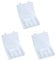 hünersdorff Sortimentskasten PP-Eco Mini mit 5 Fächern | stabile Sortierbox für Schrauben und andere Kleinteile | feste Facheinteilung | 14 x 18 x 4 cm, transparent (Packung mit 3)