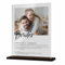 CHRISCK design Acrylglasbild Definition mit Fotodruck und Wunschtext - Persönliches Geschenk für Bruder - Foto Bild personalisiert für Brüder - Glasfoto Wandbild Geschwister