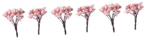 MAGICLULU 30 STK Schlafzimmerdekor künstlicher Miniaturbaum Mini-Pflanzen Reben künstliche Blumen kunstpflanze Minibäume Mini-Bäume für Terrarien Kirschbaum Blumenbaum Landschaftsbaum Bonsai