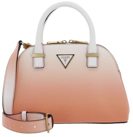 GUESS Lossie Girlfriend Dome Satchel Orange