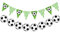 Fussball Geburtstag Deko Banner,Fußball Banner Dekoration,Fußball Wimpel Banner Fußball-Thema Party Supplies,Fußball Happy Birthday Banner Wimpelkette zum Aufhängen für Fußballfans Partydekorationen
