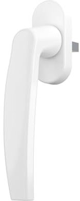 ToniTec Fenstergriff weiß Aluminium Griff 32 mm für Balkontür und Drehkippfenster DIN links und rechts verwendbar