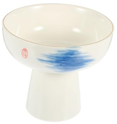 TOPBATHY 4 Piezas Copa Tazon Pudin Mini Tazas Postre Taza Helado Con Patas Estuche Delgado Para Gafas Taza Postre Para El Hogar Vaso Hielo Delicado Taza Budin Ceramica