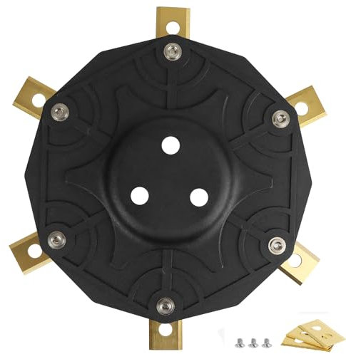 Tuning Disque à lames pour Robot Tondeuse-Disque Rotatif Avec lame et Vis, Compatible avec tondeuses-robots Worx Landroid S&M (jusqu'en 2020), Landxcape, Kress & Einhell