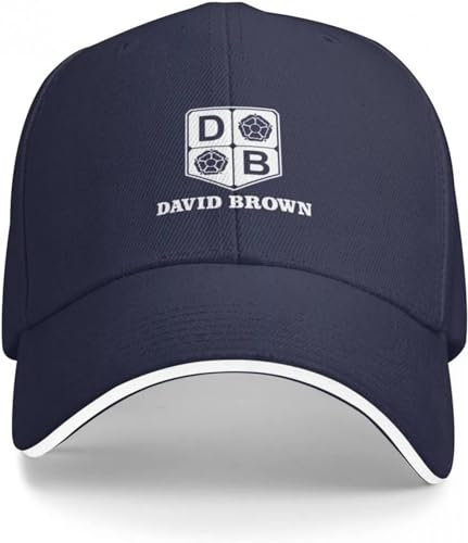CAPHATMC Baseballkappe Hiphop Sonnenhut Traktor David Brown Logo Baseball Cap Luxus Hut Hut Luxus Hut Herren Hut Damen
