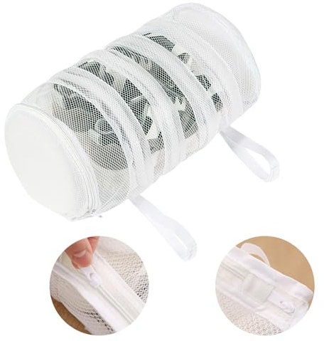 Schuhbeutel Waschmaschine 2 Stück mit Reißverschluss Robuste Netzbeutel für Strumpfwaren Unterwäsche Socken Sneaker Bhs und Babykleidung