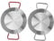WATIIFUFU 2pcs Stainless Steel Pot Steel Frying Pan Pans with Lids Camping Griddle Round Tray Non Stick Snack Trays Frying Pan with Lid Wok Pan with Lid Induction Griddle Pan Utensil Tray to