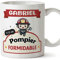 Mugffins Tasses Personnalisables pour POMPIER homme - En Français - Cadeau Personalisé- Tu es formidable - Kawaii - 11 oz / 330 ml