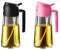 TrendPlain Pulverizador Aceite Spray 470ml - 2 en 1 Spray Aceite Cocina, Dispensadora para Freidora de Aire, Ensaladas, Vinagre y Accesorios Cocina - Negro y Chicle