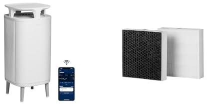 BLUEAIR 5210i Smart DustMagnet, Luftreiniger für mittelgroße Räume und 1 Pack Original-Ersatzfilter 5210i