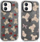 Foonary 2 Pack Transparent Cartoon Bear Print Phone Case for iPhone 11 6.1,Soft Silicone Design Aesthetics Clear Pattern Cases,Shockproof Bumper Protector Cover,Girls Women for iPhone 11