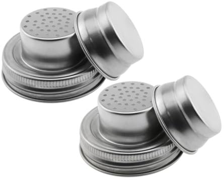 ABOOFAN 2 Pcs Mason Jar Shaker Poids En Acier Inoxydable Poids De Secoue Pour Pots Mason Mason Pot Spice Couvercle Pour Bouche Régulière Jar Mason Pot