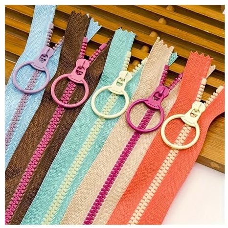 20 cerniere da 15 cm - 35 cm, chiusura lampo 3# chiusa con anello, resistente cerniera per cucito, artigianato, borse (30 cm_3#)