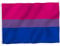 Flagal del orgullo bisexual Polyéster Flagal Bisexual Color vívido Fade UV Resistente a doble costura con arandelas de latón 90 * 150cmflag